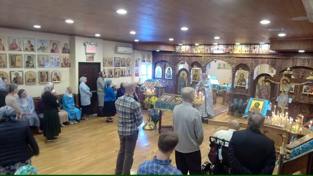 Литургия, вмм. Киприана и Иустины, 10/15/23 смотреть онлайн