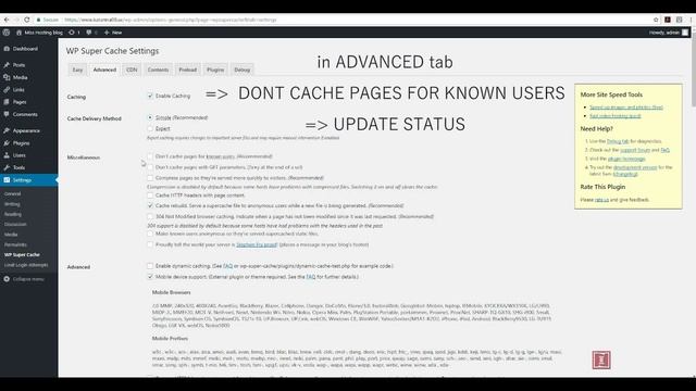 Miss Hosting - WordPress super cache смотреть онлайн