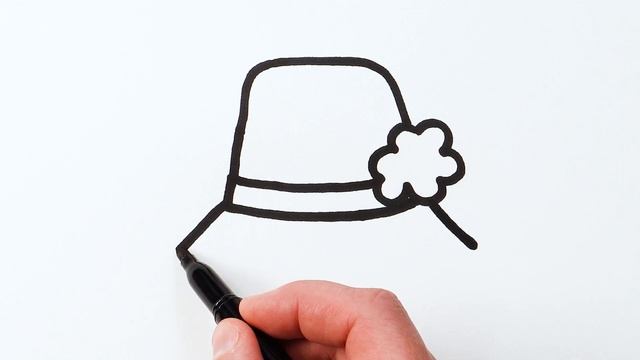 Draw a picture of a girl hat | Нарисуй шляпу для девочки | 女の子の帽子の絵を描く смотреть онлайн
