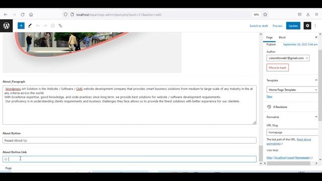 3 - About us Section in WordPress Using Custom Field Plugin | WordPress for beginners смотреть онлайн