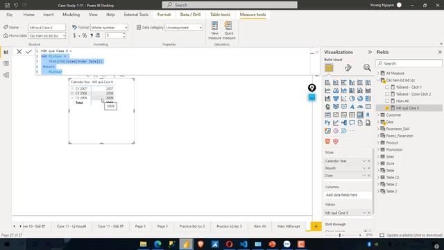 DAX Case 6 - TREATAS WITH KEEPFILTERS смотреть онлайн
