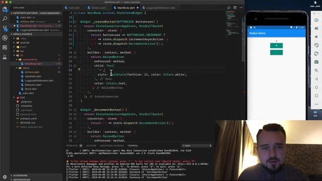 Flutter Live Coding - Redux Thunk смотреть онлайн
