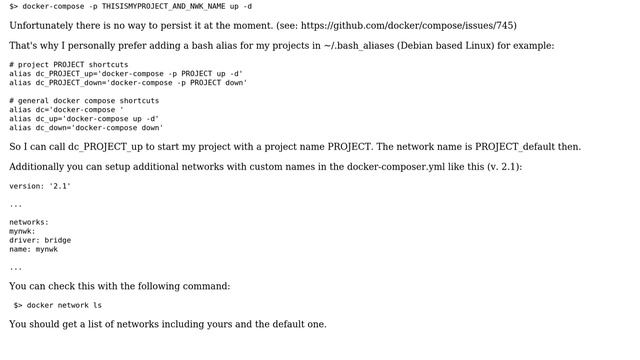 How to override docker-compose project name and network name? (2 Solutions!!) смотреть онлайн