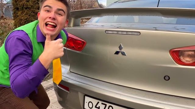 13+ Mr. Joe found Magic Blanket with Car Keys of Mitsubishi Lancer & Started Funny Race смотреть онлайн