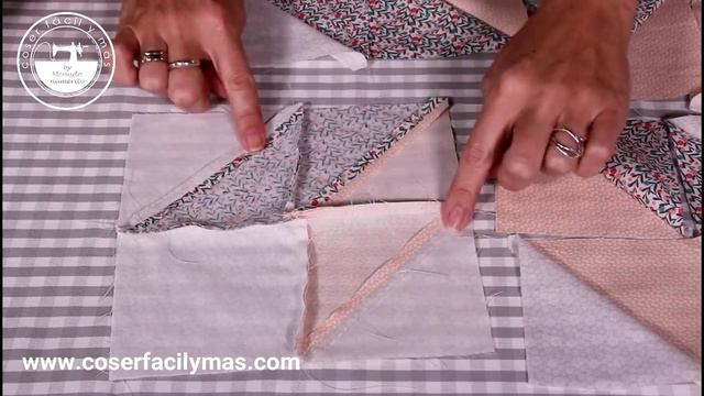 Patchwork fácil: estrella de Lemoyne (con patrones) смотреть онлайн