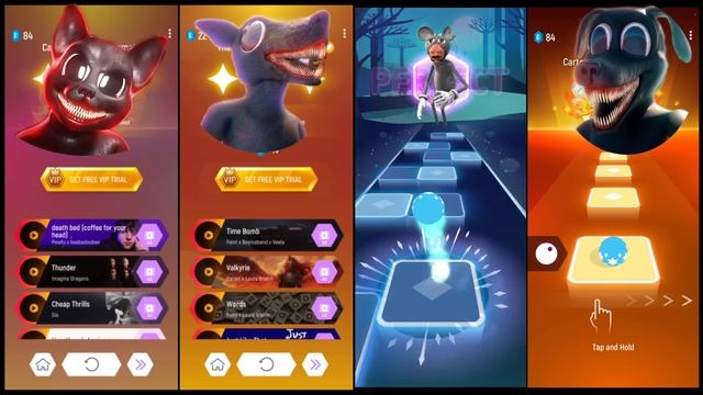 Cartoon Cat vs Cartoon Rat vs Cartoon Mouse vs Cartoon Dog - Tiles Hop смотреть онлайн