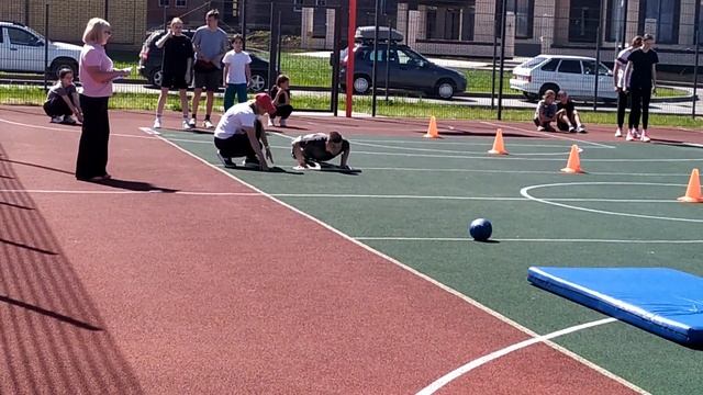 Сдаём нормы ГТО в школе Адымнар. смотреть онлайн