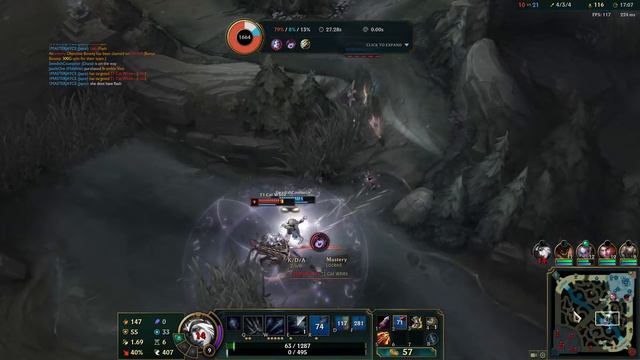 Let's Play League of Legends with High Ping in Order to Improve Game Sense Game #57 смотреть онлайн
