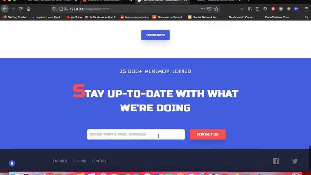 Bookmark Landing Page Website -- HTML5 / CSS / JavaScript / Sass смотреть онлайн