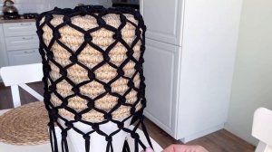 Простая мини АВОСЬКА сумка из джута