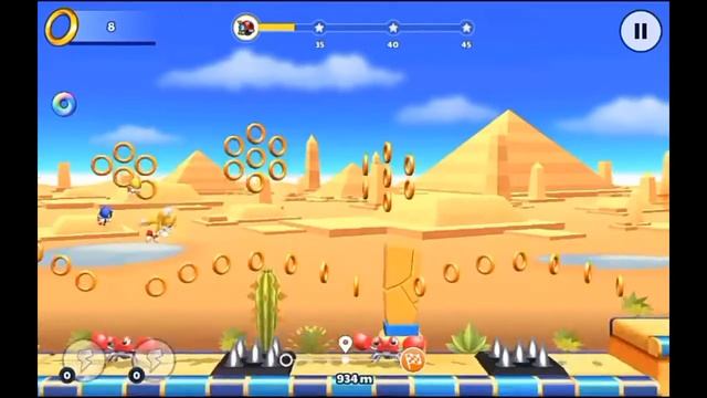 Sonic Runners Adventure (Android) - Desert Ruins 1/2 - Part 3 w/Tails смотреть онлайн