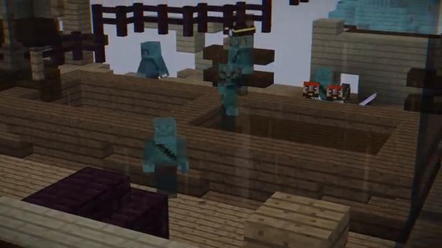 ПИРАТЫ ПРОТИВ ПРИЗРАКОВ ПИРАТОВ!|БОЙ НА КОРАБЛЕ!|Minecraft! смотреть онлайн