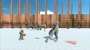 MUTANT PRIMATES + AQUATICS VS INFERNALS - Animal Revolt Battle Simulator