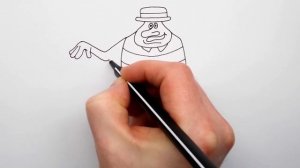 Как Нарисовать Водяного (Летучий корабль) | Рисуем Водяного пошагово