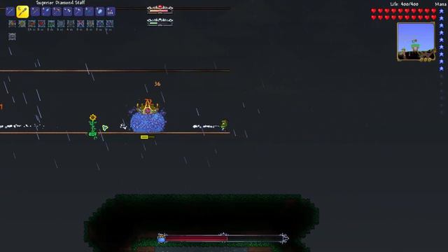 Terraria Calamity All Classes Vs King Slime смотреть онлайн