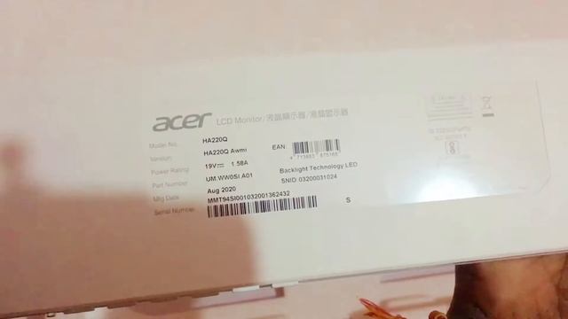 ACER HA220Q FullHD 22" Monitor Unboxing | Basic Overview | HA0 Series | SLIMMEST MONITOR under 1000 смотреть онлайн