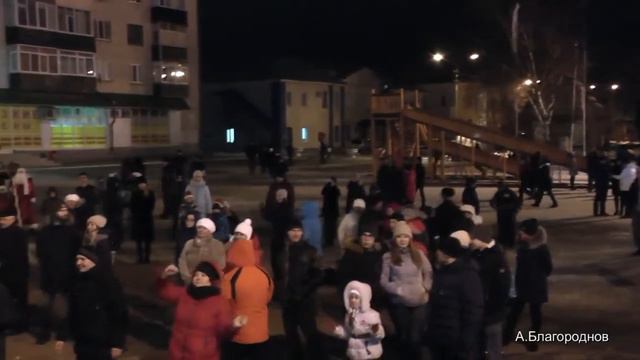 Похвистнево. Встреча Нового 2018 года на городской площади смотреть онлайн