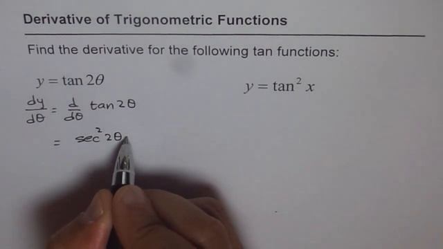 05 Derivative of Tangent Function tan2x and tanx^2 смотреть онлайн
