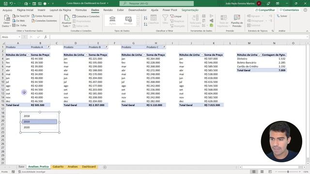 Curso Básico de Dashboard no Excel - Aula 2/4 смотреть онлайн