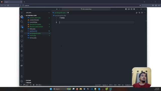 PHP TUTORIAL #33 CONTROL FLOW FOR LOOP смотреть онлайн