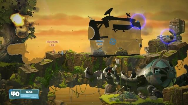 Worms W.M.D. прохождение первых миссий смотреть онлайн