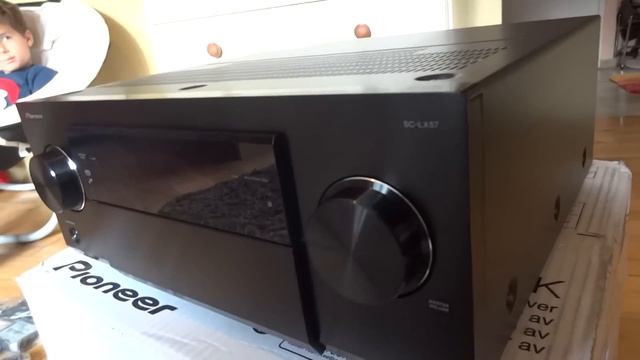 Pioneer SC-LX57 AV RECEIVER 130 Watt - Amplifier First Look смотреть онлайн