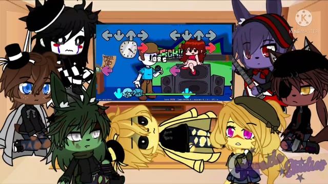 FNAF 1 + Springtrap React To Friday Night Funkin' Vs Nonsense Mod || Gacha Club смотреть онлайн
