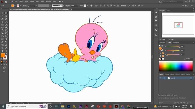 How to convert Image into Vector in illustrator | Just 1 Click | illustrator Tutorial | Short Skill смотреть онлайн