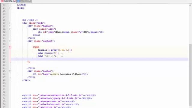 04(PHP Basic tutorials) Array declearation in PHP смотреть онлайн
