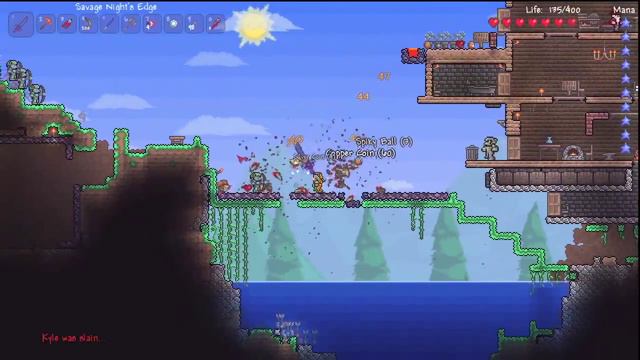 Terraria - SKY BRIDGE - Part 182 смотреть онлайн