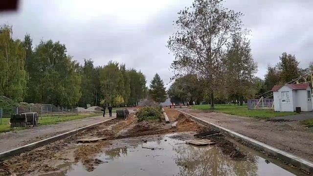 Парк Юбилейный. Сроки работ? Ленинский район. Пятёрка. Ярославль смотреть онлайн