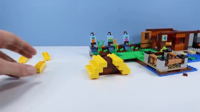 LEGO Minecraft 2018 The Farm Cottage Construction Set Speed Build Toy Review смотреть онлайн