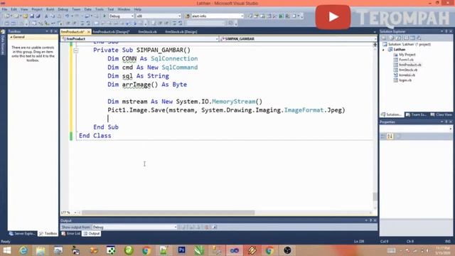 Tutorial VB.Net | Cara menyimpan gambar kedalam Database SQL Server dalam format binary | #Part7 смотреть онлайн
