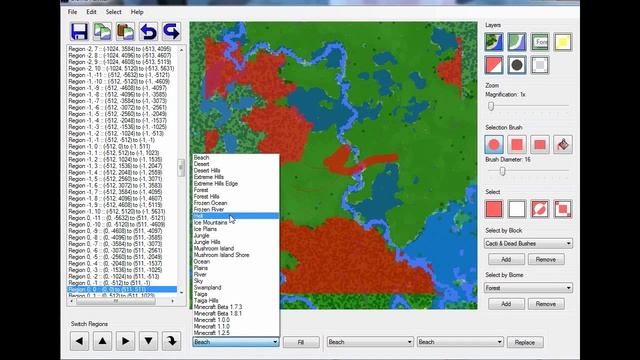 Biome Painter for Minecraft Tutorial смотреть онлайн