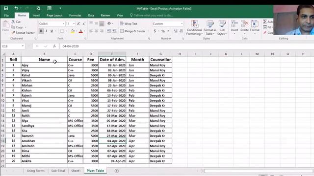 Class 7 Computer Using Excel As a Database|Computer Class 7| Excel Class 7|Using Pivot Table смотреть онлайн