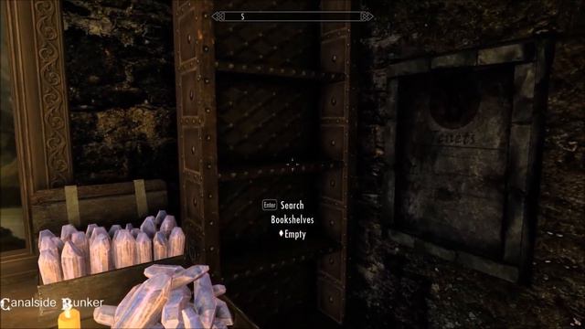 Canalside Bunker - Skyrim Special Edition House Mod