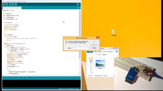 Arduino Password dictionary attack with SD card смотреть онлайн