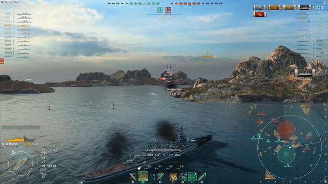 Algeriе - добротный француз (World of Warships) смотреть онлайн