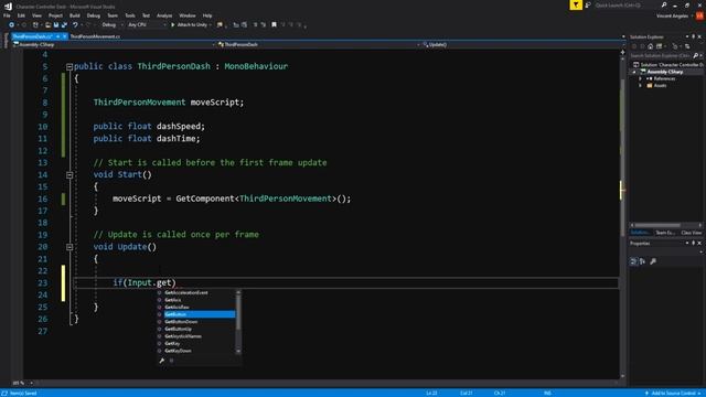 Unity 2020 Tutorial: SIMPLE Dashing in 3D [w/ 'Character Controller' Component] смотреть онлайн