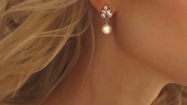 CLASSIC ELEGANT SIMULATED - PEARL TASSEL EARINGS | PEARL EARINGS смотреть онлайн