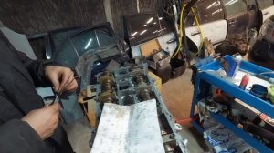 Капиталка двигателя Mazda 6 GH 2.0 LF в гараже | Часть 1/2