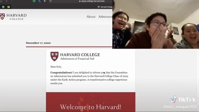 Most viral reactions ? to Harvard college 2025 acceptance?? смотреть онлайн