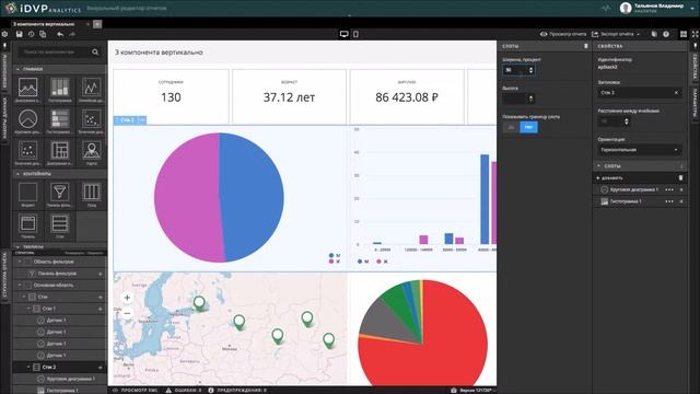 Урок 12. iDVP.Analytics. Оптимизация верстки дашборда смотреть онлайн