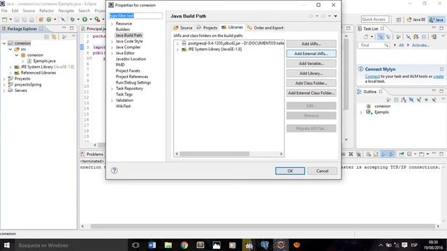 añadir libreria de jdbc para el manejo de postgres en eclipse смотреть онлайн