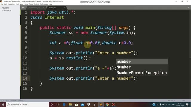 User Input With Scanner Class in Java смотреть онлайн