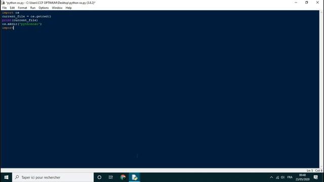 PYTHON lesson : OS module تعلم لغة البرمجة смотреть онлайн