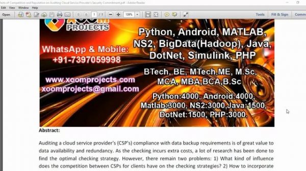Effects of Competition and Reputation on Auditing Cloud Service Provider's Security Commitment