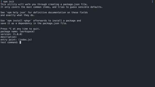 [NPM: Initiation] - Package.json [2/10] смотреть онлайн