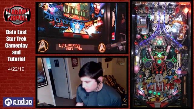 Data East Star Trek Pinball Tutorial and Gameplay смотреть онлайн