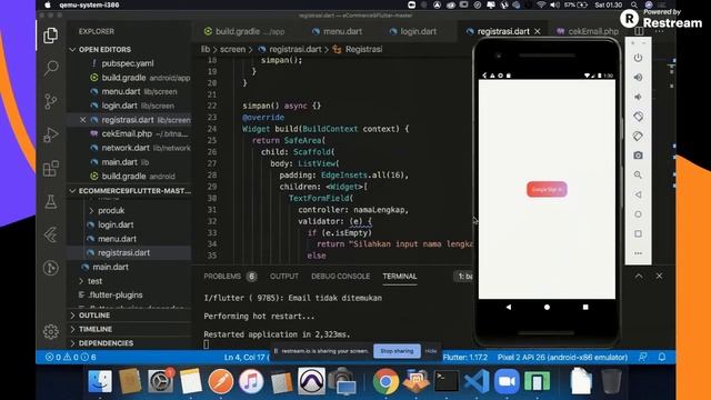 eCommerce App with Flutter Session 10 смотреть онлайн